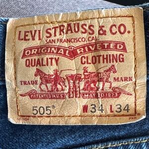Vintage Levi's 505 Blue Jeans